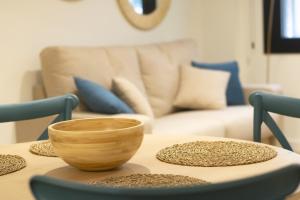 Khu vực ghế ngồi tại Oviedo Centro Apartamentos Pedregal