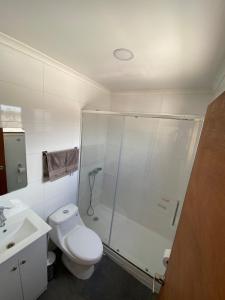 Koupelna v ubytování Casa Puntalodge