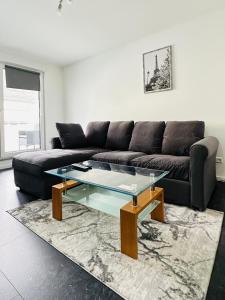 Χώρος καθιστικού στο Apartment in Rittersdorf