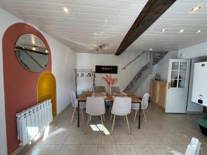 Dapur atau dapur kecil di À Saint Léo
