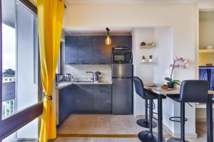 Dapur atau dapur kecil di Empire New York Signature
