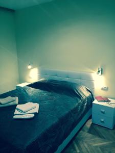 Posteľ alebo postele v izbe v ubytovaní Nautika Apartment