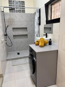 Bilik mandi di Golden Sunset - Appart'Hôtel -Vue sur la ville +16 gambar