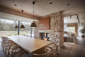 Χώρος καθιστικού στο Eskdale Retreat