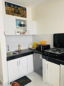 Η κουζίνα ή μικρή κουζίνα στο Queen Luxury Apartment Mtwapa