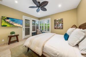 Ένα ή περισσότερα κρεβάτια σε δωμάτιο στο Kapalua Bay Villas 35G2 · KBV 35G2 LUXE OceanFront w Oceanview | +44 φωτογραφίες