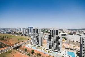 Udsigt til Taguatinga eller udsigt til byen taget fra feriehuset