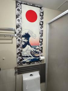 Koupelna v ubytování Japan Vibe near Ayala Feliz Mall 2BR 55sqm with Veranda Netflix Pool