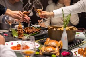 Galeriebild der Unterkunft Ruilan Courtyard-Cloud City View Light Hotel Guangzhou Panyu Branch-Canton Fair in Guangzhou