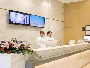 Hosté ubytování City Comfort Inn Dongguan Liaobu Jingtai Jiarong Shopping Plaza