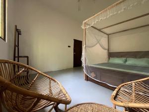 Postel nebo postele na pokoji v ubytování Wijesingha Holiday Home
