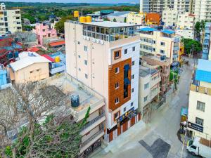 an overhead view of a city with buildings at Open Hotel by Olive - Meet Me At in Bengaluru