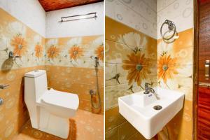 Koupelna v ubytování Super Hotel O Saibaba Temple Chintal Formerly Himagiri Luxury Room