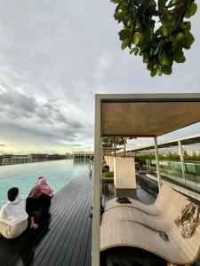 Balkón nebo terasa v ubytování SUTERA AVENUE 6 PAX B602A by GC near imago kk