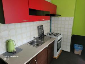 Nhà bếp/bếp nhỏ tại Ubytovna Kadaň +4 ảnh