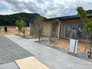 En generel udsigt til bjerge eller udsigt til bjerge taget fra hotellet