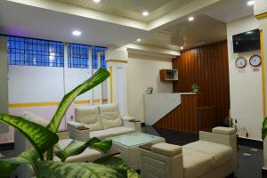 Hotel Jetway Inn電視和／或娛樂中心