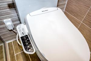 Koupelna v ubytování Seawater Spa Hotel Coza