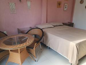 Postel nebo postele na pokoji v ubytování COP 30 - Quarto Mobiliado + 5 fotografií