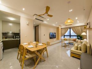 Η κουζίνα ή μικρή κουζίνα στο La Gente X Agile Bukit Bintang Trx Pavilion Kl