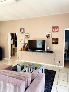 Μια τηλεόραση ή/και κέντρο ψυχαγωγίας στο Maison de campagne sarthoise