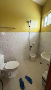 AgusDexter John's Guesthouse的带马桶和水槽的浴室 更多15张照片