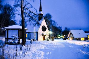 Το Berghotel Hoher Knochen - Ruhe & Natur τον χειμώνα
