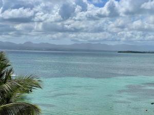 a view of a large body of water at Karaibes Hotel in Le Gosier