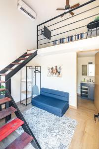 Postel nebo postele na pokoji v ubytování Hacienda Tapia