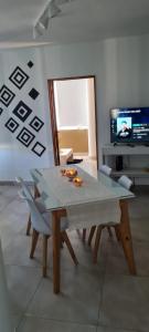 TV a/nebo společenská místnost v ubytování Calamo edificio Tatiana
