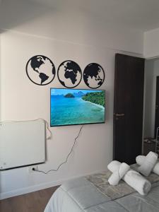 Ένα ή περισσότερα κρεβάτια σε δωμάτιο στο Tu mejor opcion a pasos del obelisco