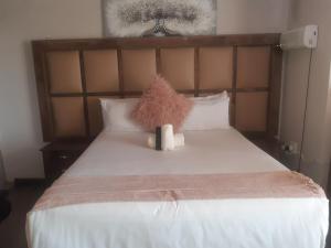 Voodi või voodid majutusasutuse Ts'abi Guest House toas