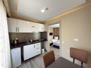 Kuchyň nebo kuchyňský kout v ubytování Bone Apart