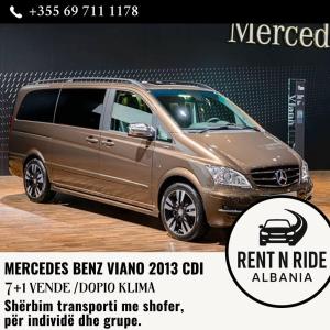 acedes benz minivan on display at a show at Mercedes Benz Viano in Polisi i Vogël
