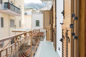 Balkoni atau teres di Villa Pace