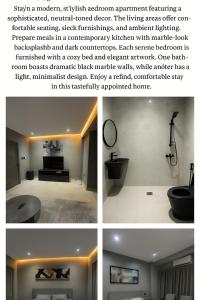 Ḩayl Āl ‘UmayrにあるModern Cozy Apartment with Elegant Gray Design & Smart Lightingのギャラリーの写真