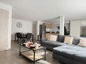 Χώρος καθιστικού στο Appartement Le Cocon Proche Station Ski-Piscine