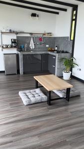 Η κουζίνα ή μικρή κουζίνα στο Cerro Kristal