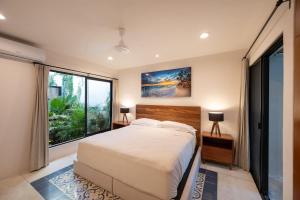 Katil atau katil-katil dalam bilik di Beautiful house in downtown Mérida +18 gambar