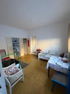 Ένα ή περισσότερα κρεβάτια σε δωμάτιο στο Studio coeur tanger