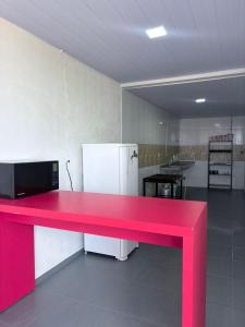 Kuchyň nebo kuchyňský kout v ubytování Hostel Banzeiro + 1 fotografie