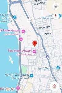 plan de l'hôtel Avala à Marrakech dans l'établissement Atlas Aswan Apartment Near Nile Corniche and Old Tourist Market شقة أطلس أسوان بجوار كورنيش النيل والسوق السياحي القديم, à Assouan 2 autres photos