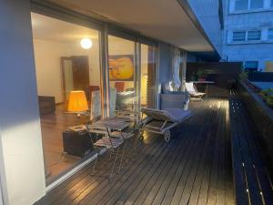 Χώρος καθιστικού στο Cozy Apartament
