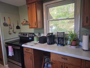 cocina con encimera y ventana en Tory Hill, en Hillsdale 9 fotos más