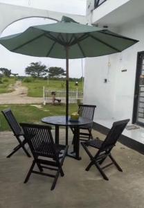 Αίθριο ή υπαίθριος χώρος στο YouYouKe Papillon Villa Motel Karangpapak