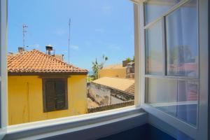 O edifício em que o hostel se localiza