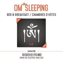 Una foto de un cartel que dice "Comenzando en una pancarta" en Om'Sleeping B&B, en Laudun