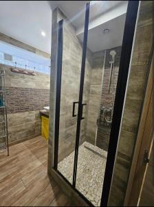 Koupelna v ubytování Chambre mary poppins gite le loft bleu