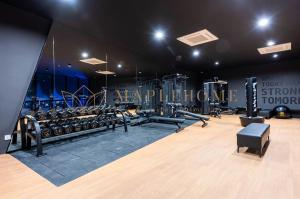 Fitness centrum a/nebo fitness zařízení v ubytování Space Residency Premier Suites Johor Bahru