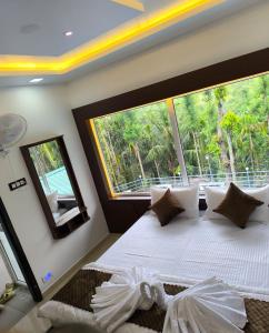 Postel nebo postele na pokoji v ubytování wild casa